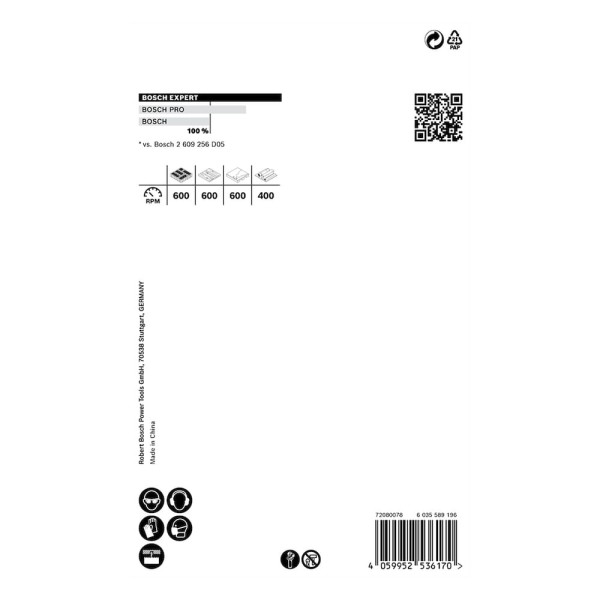 Encontraproduto.com.br - Serra copo EXPERT Construction Material HEX-9 70 mm, 2 3/4