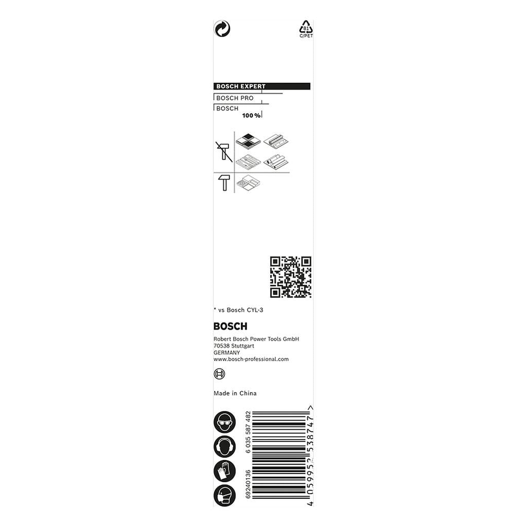 Encontraproduto.com.br - Broca Multiconstruction 8 x 50 x 100mm  HEX-9 Bosch