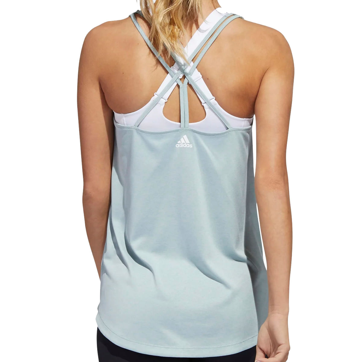 Encontraproduto.com.br - Regata Túnica Verde - Adidas