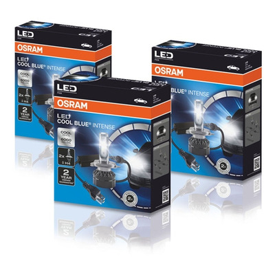 Encontraproduto.com.br - Kit Lâmpada LED H8/H11/H16 Cool Blue Intense 66211 25W 12V Osram (Par)