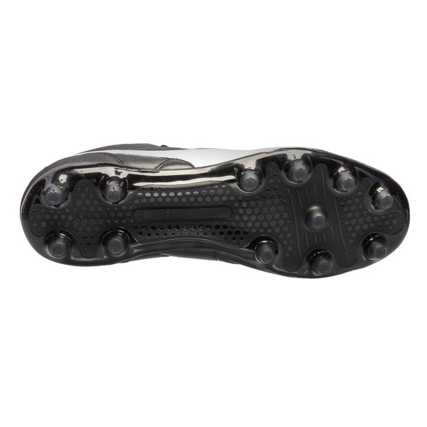 Encontraproduto.com.br - Chuteira Campo Puma King FG Preto e Branco