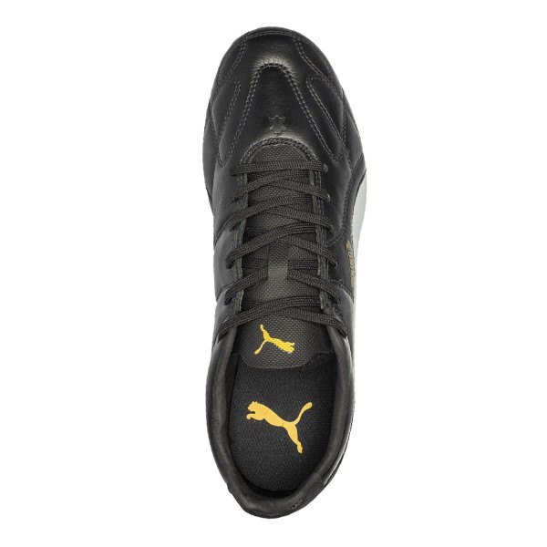 Encontraproduto.com.br - Chuteira Campo Puma King FG Preto e Branco