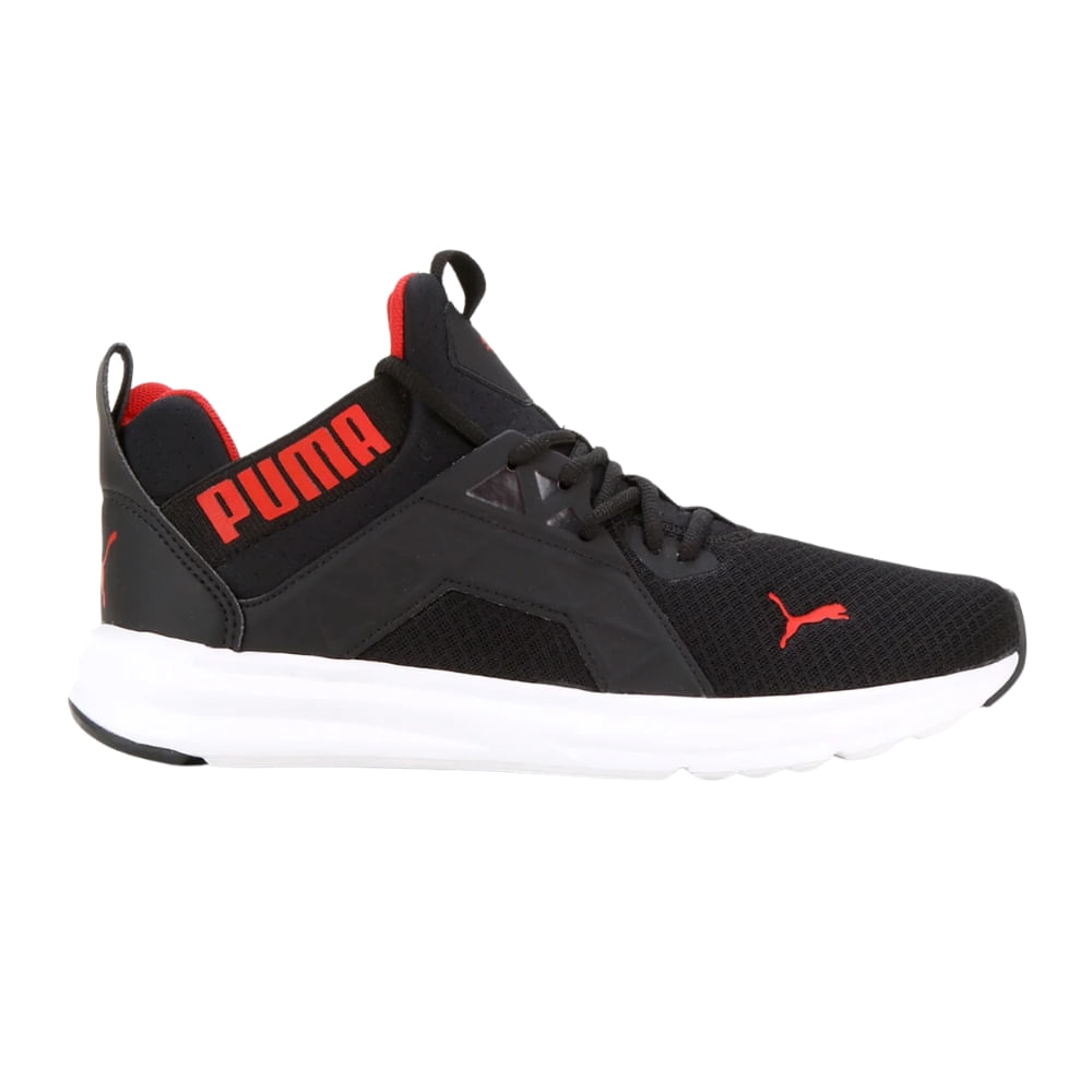 Encontraproduto.com.br - Tênis Puma Softride Enzo NXT BDP Corrida Preto e Vermelho - Masculino