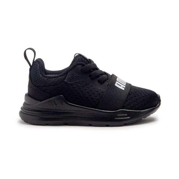 Encontraproduto.com.br - Tênis Running Infantil Puma Wired Run Kids Preto