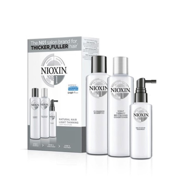 Kit de Tratamento Contra Afinamento Capilar Nioxin Trial Sistema 1