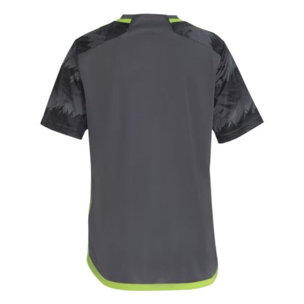 Encontraproduto.com.br - Camisa Internacional III 23 Adidas Infantil - Cinza/Verde