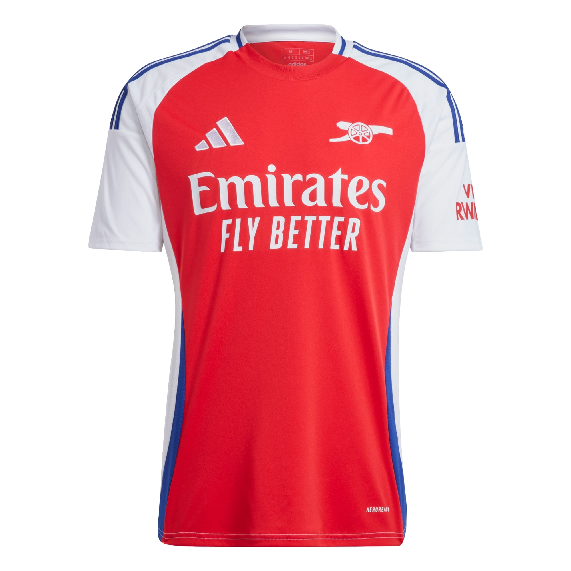 Camisa Arsenal I 2024/25 Adidas Torcedor Masculina - Vermelha/Branca
