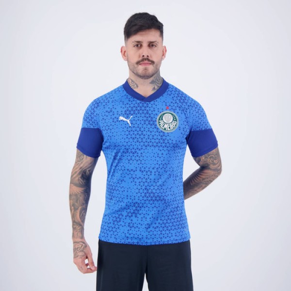 CAMISA DE TREINO E VIAGEM PUMA PALMEIRAS 2024 MASCULINA - TORCEDOR