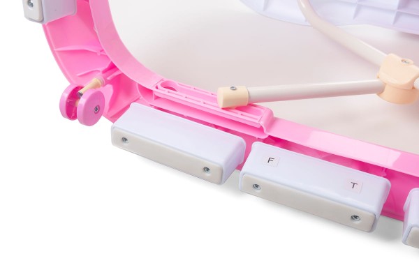 Encontraproduto.com.br - Andador Pianinho Tapuzin - Rosa