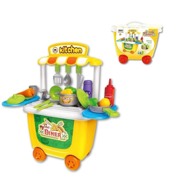 BRINQUEDO KIT RESTAURANTE MINI CHEF FAZ DE CONTA - BABY STYLE
