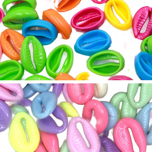 Encontraproduto.com.br - Buzios Infantil Cortado 18X12mm Em Acrilico Com 500Gr