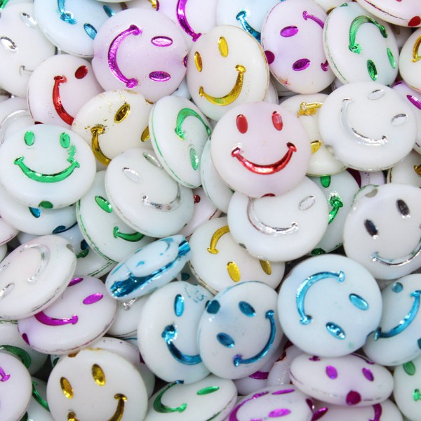 Encontraproduto.com.br - ENTREMEIO SMILE 14MM EM PLASTICO COM 500GR