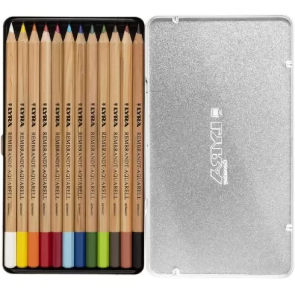 Encontraproduto.com.br - Lápis Aquarela Rembrandt Aquarell Estojo com 12 Cores Ref.2011120 Lyra