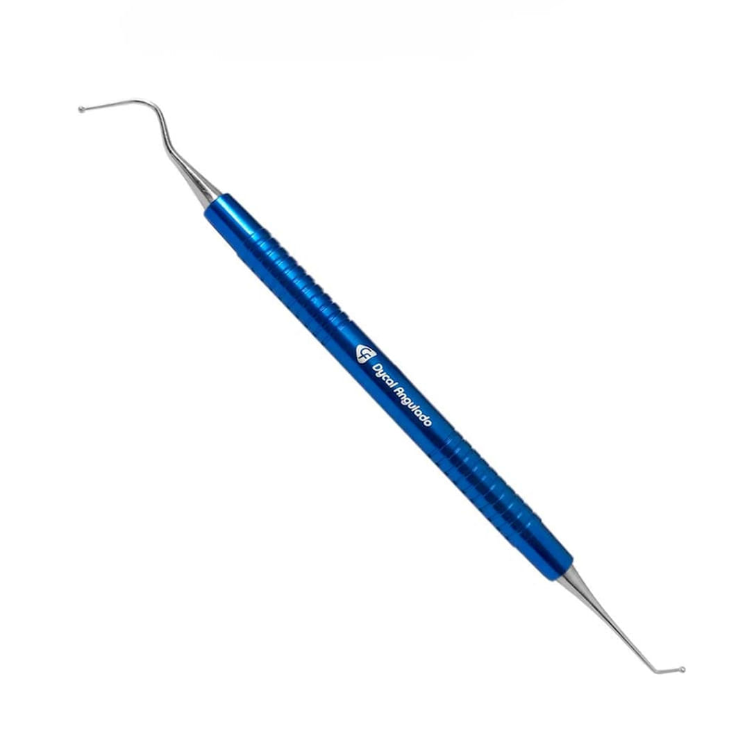Encontraproduto.com.br - Aplicador Dycal Angulado Azul - Cooperflex