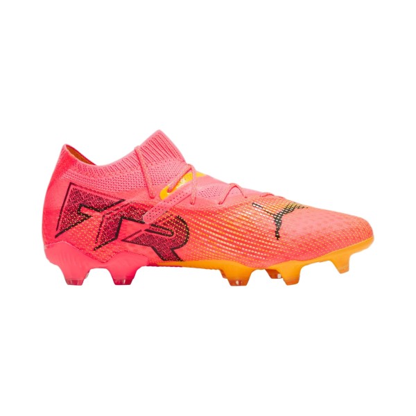 Encontraproduto.com.br - Chuteira De Campo Puma Future 7 Ultimate Masculina - Laranja/Preta