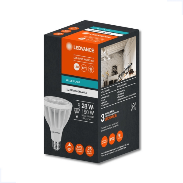 Encontraproduto.com.br - LAMPADA PAR30 LED HCI 28W 4000K LEDVANCE