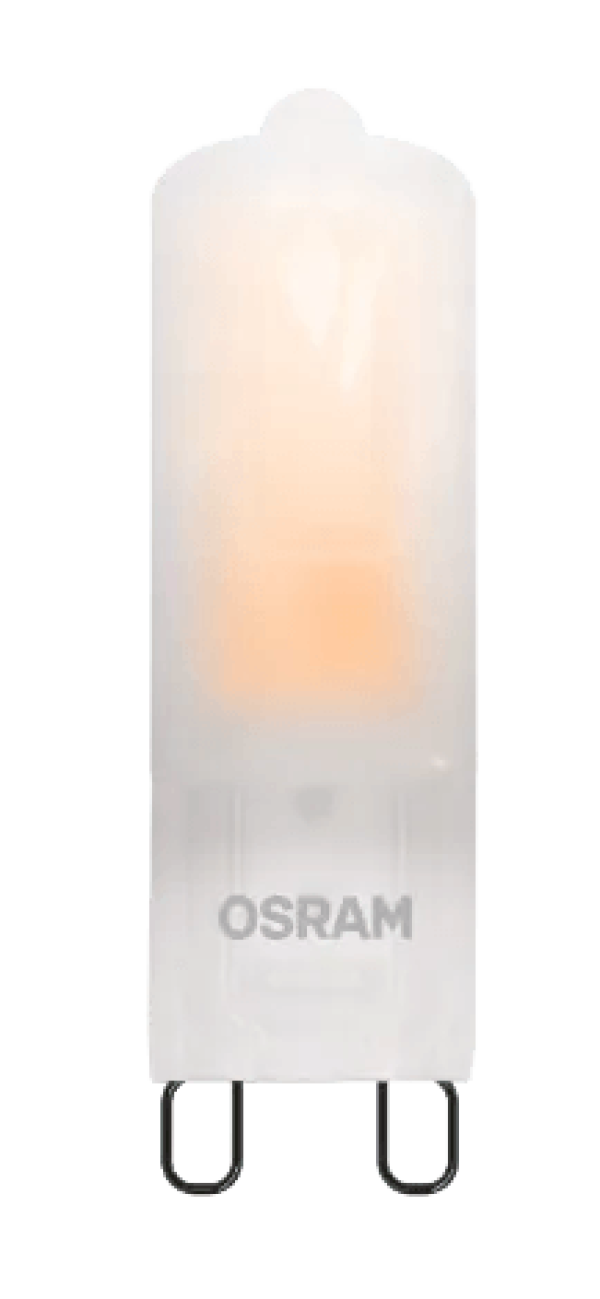 LAMPADA LED PIN FOSCA 2W 2500K G9 OSRAM