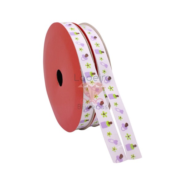 Encontraproduto.com.br - FITA INFANTIL 12MM EM CETIM COM 50 METROS