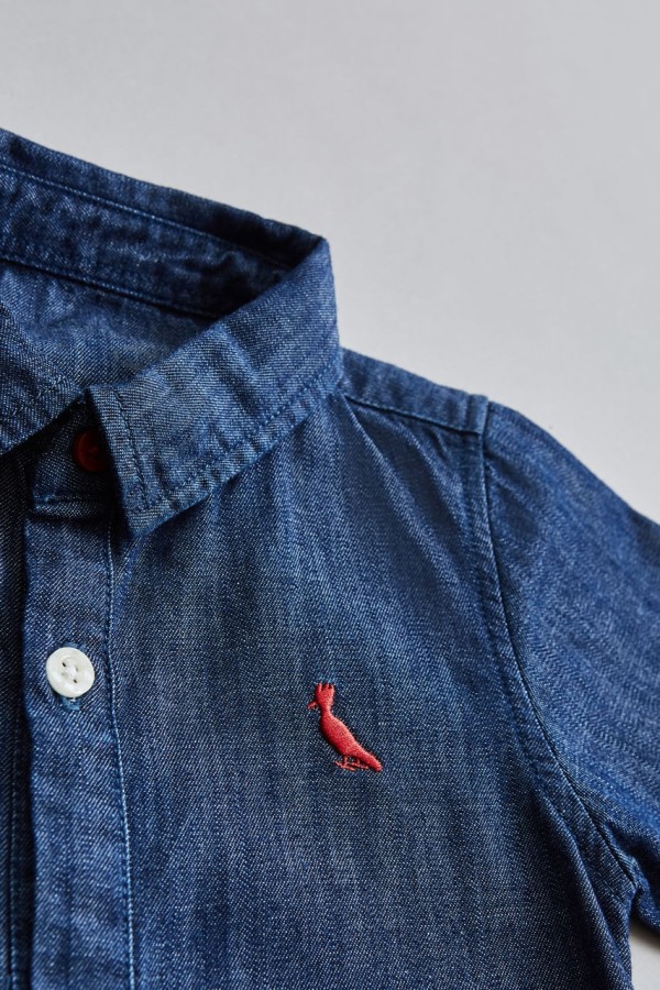 Encontraproduto.com.br - CAMISA BODY RESERVA MINI BEBÊ JEANS BÁSICO