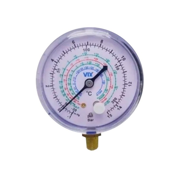 Encontraproduto.com.br - Manômetro Para Manifold De Baixa Vix R22/134A/404/410