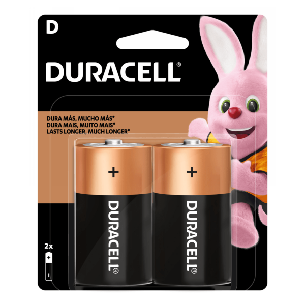 Encontraproduto.com.br - Pilha Alcalina Grande D - Duracell - 2 unid.