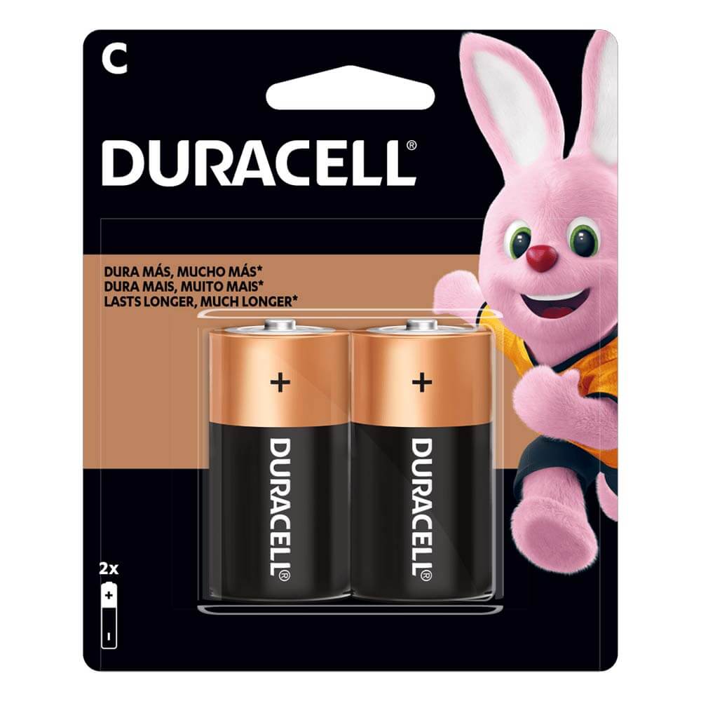 Encontraproduto.com.br - Pilha Alcalina Média C Com 2 Unidades MN-1400 Duracell
