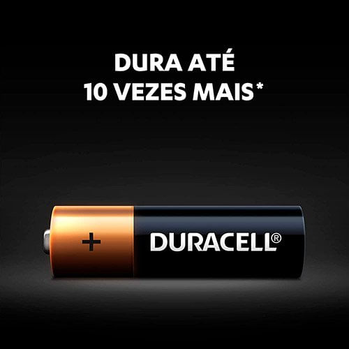 Encontraproduto.com.br - Pilha Alcalina Duracell Pequena AA Blister com 2 unidades