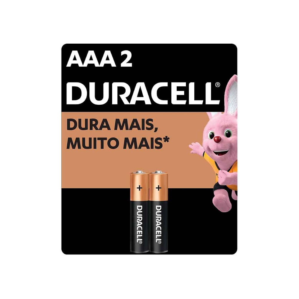 Encontraproduto.com.br - Pilha Alcalina AAA Palito Duracell com 2 Unidades