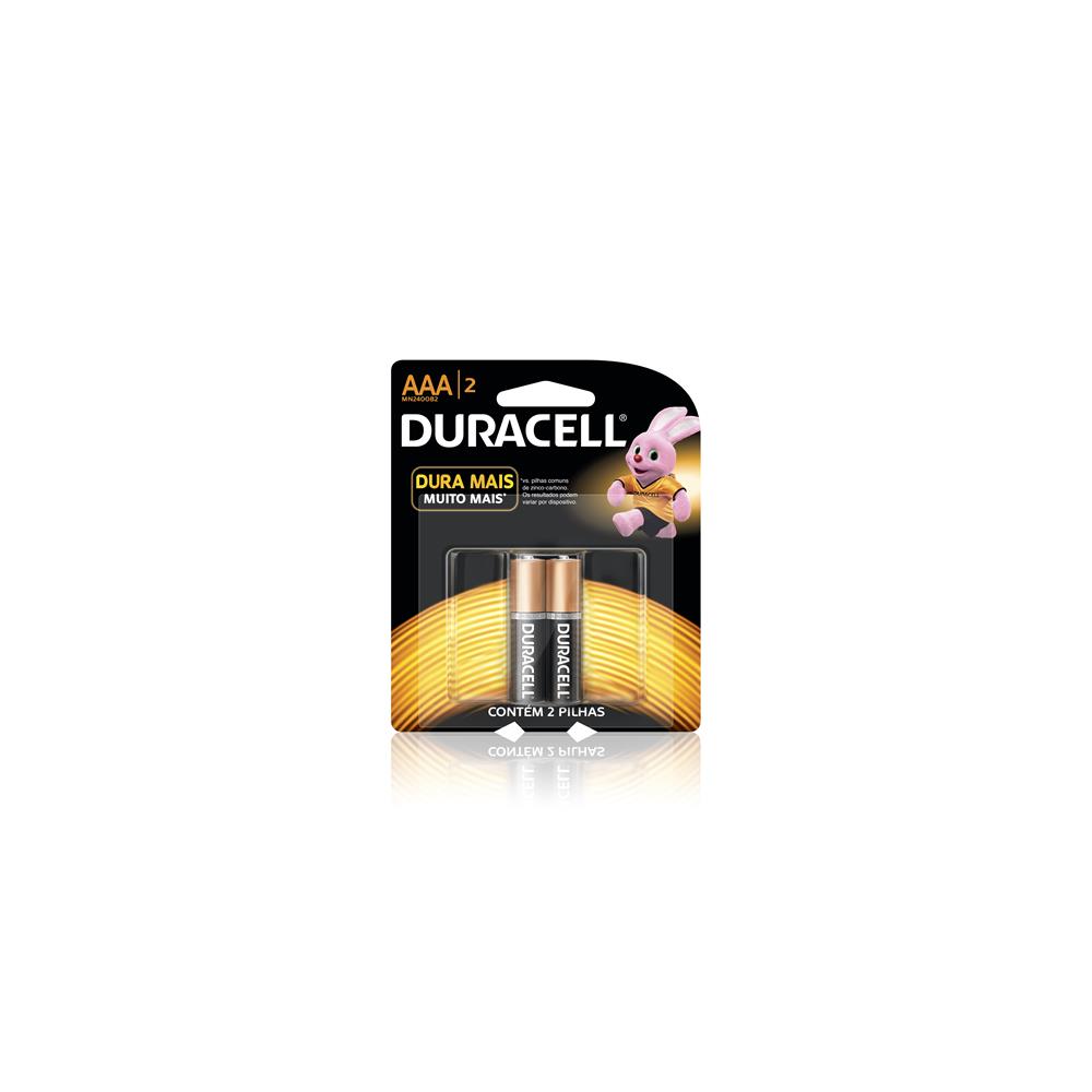 Encontraproduto.com.br - Pilha Alcalina AAA Palito Duracell com 2 Unidades
