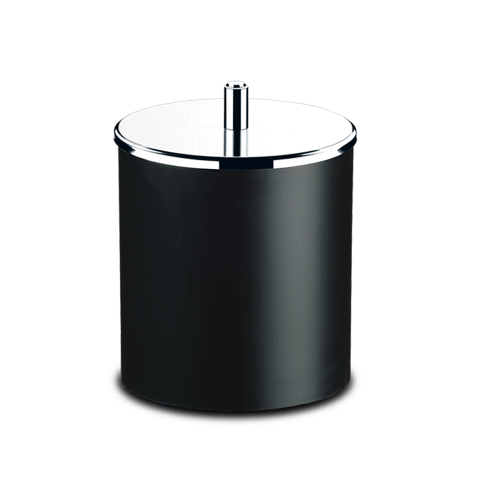 Lixeira Com Tampa Inox Preta 4 Litros - Brinox