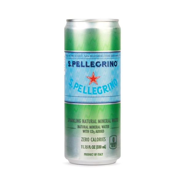 Água S. Pellegrino Com Gás Lata 330ml