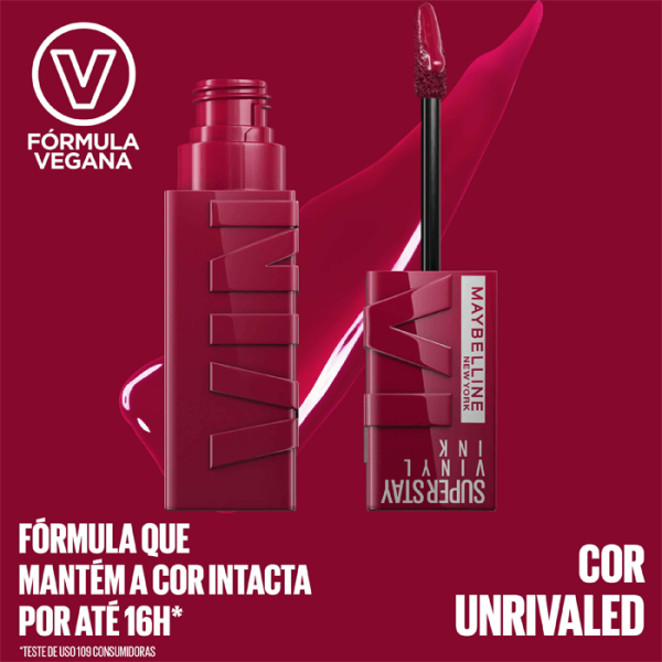 Encontraproduto.com.br - Batom Líquido Maybelline NY Superstay Vinil Ink Unrivaled 4.2ml