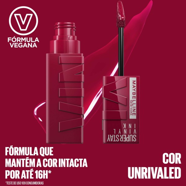 Encontraproduto.com.br - Batom Líquido Maybelline NY Superstay Vinil Ink Unrivaled 4.2ml