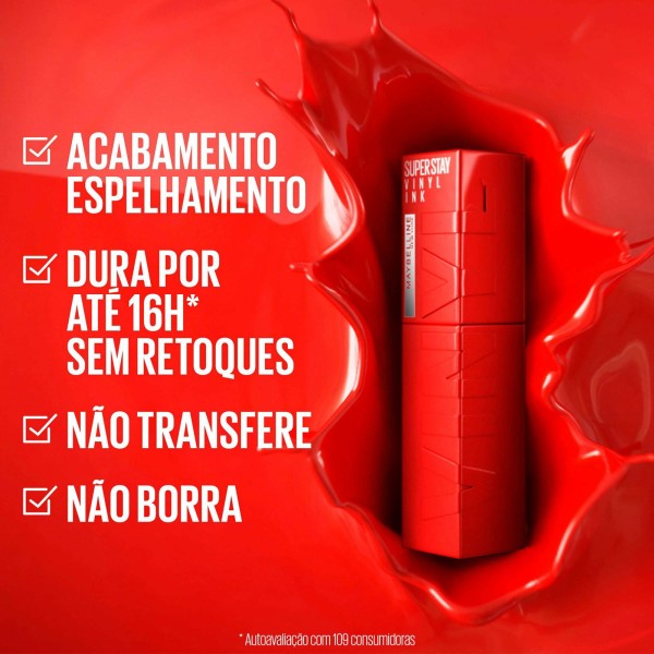 Encontraproduto.com.br - Batom Líquido Maybelline NY Superstay Vinil Ink Cheeky 4.2ml