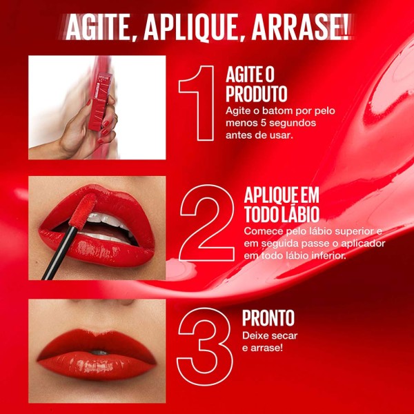Encontraproduto.com.br - Batom Líquido Maybelline NY Superstay Vinil Ink Peach 4.2ml