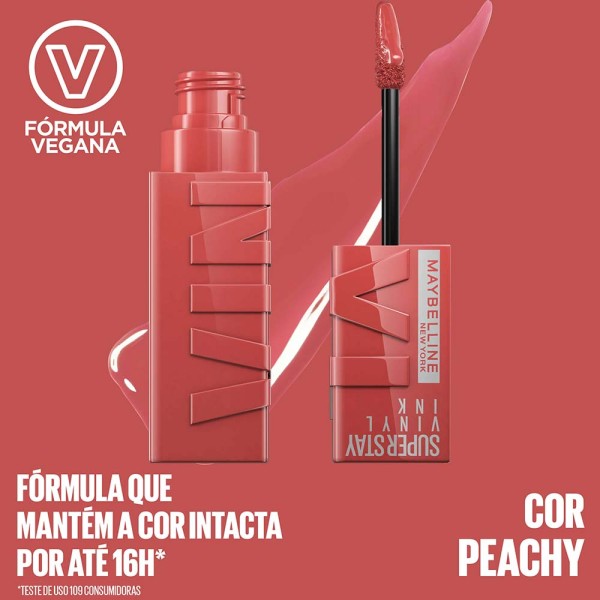 Encontraproduto.com.br - Batom Líquido Maybelline NY Superstay Vinil Ink Peach 4.2ml