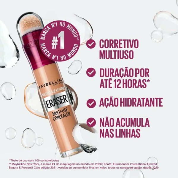 Encontraproduto.com.br - Corretivo Maybelline NY Eraser Multi-Use Conceler Tan 6ml