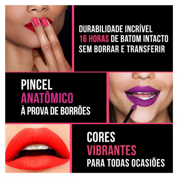 Encontraproduto.com.br - Batom Líquido Maybelline NY Super Stay Matte Ink Inspirer 5ml