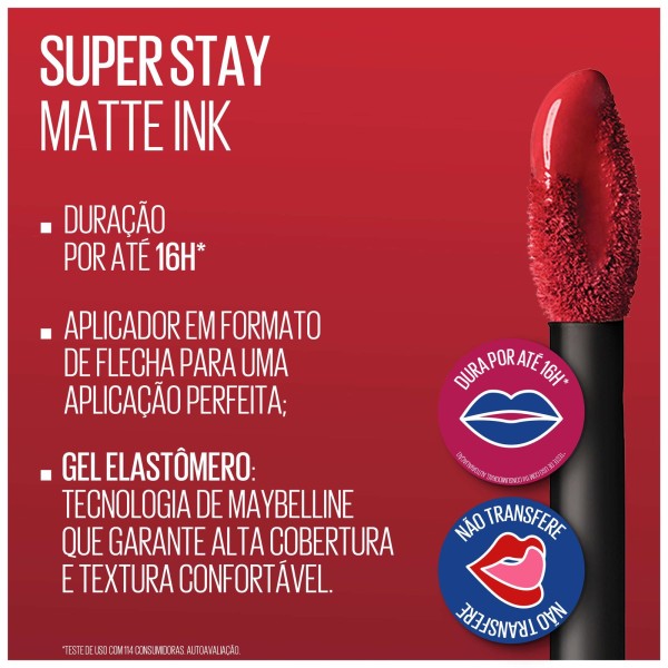 Encontraproduto.com.br - Batom Líquido Maybelline NY Super Stay Matte Ink Inspirer 5ml