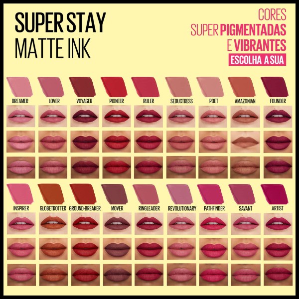 Encontraproduto.com.br - Batom Líquido Maybelline NY Super Stay Matte Ink Inspirer 5ml