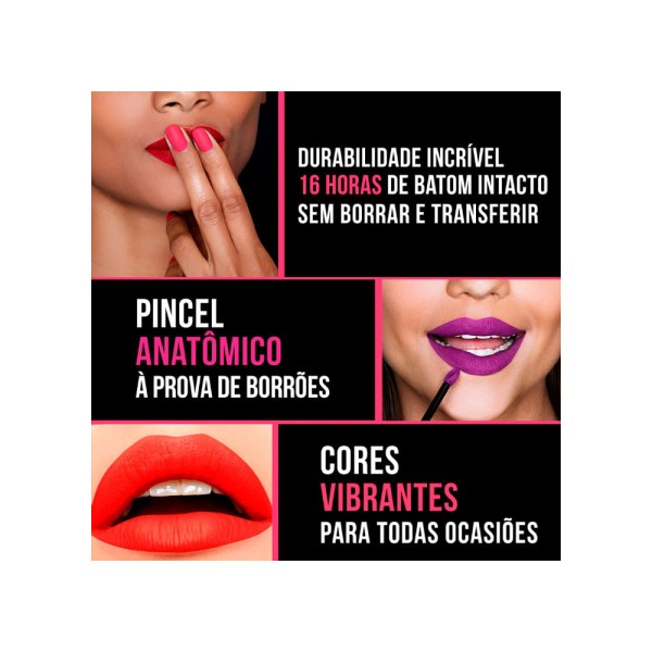Encontraproduto.com.br - Maybelline Superstay Matte Ink City Edition - Batom Líquido 5ml