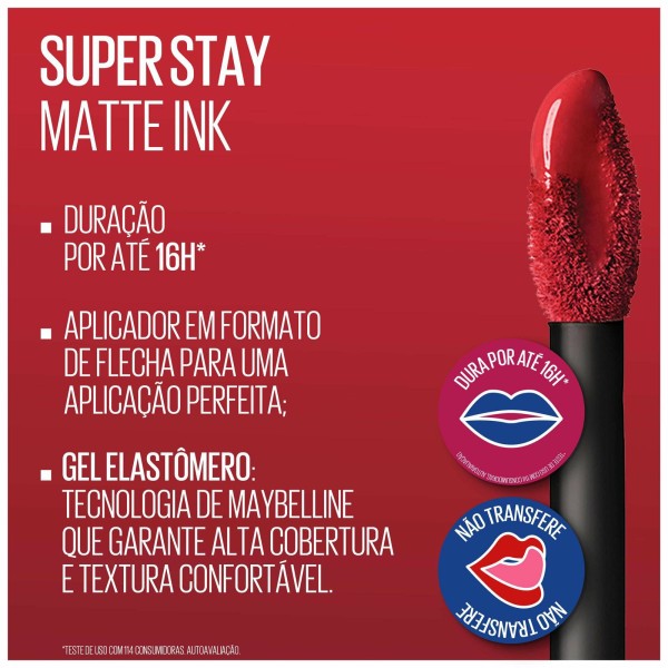 Encontraproduto.com.br - Batom Líquido Maybelline NY Super Stay Matte Pink Savant 5ml