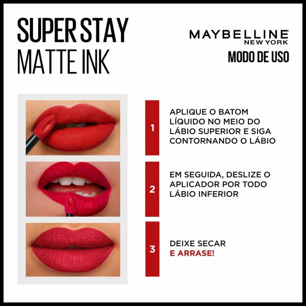 Encontraproduto.com.br - Batom Líquido Maybelline NY Super Stay Matte Pink Savant 5ml