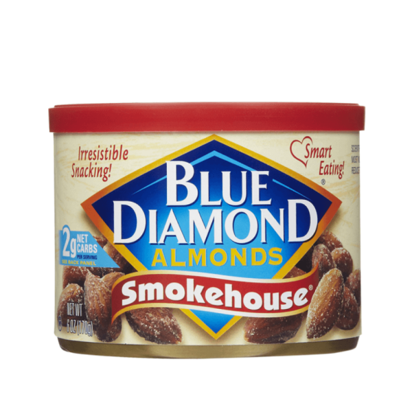 Encontraproduto.com.br - Amêndoa Americana Smokehouse Blue Diamond Lata 150g