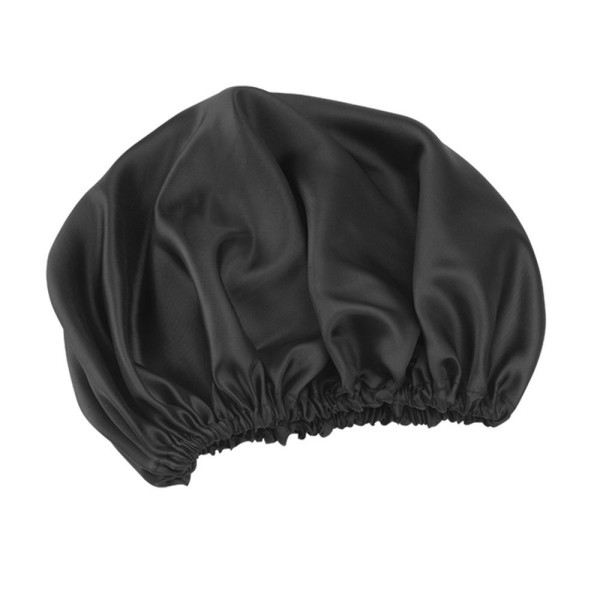 Encontraproduto.com.br - Touca De Cetim Antifrizz Preta - Ozarsi