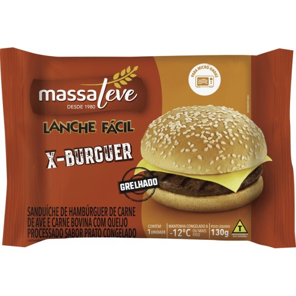 Encontraproduto.com.br - Lanche Massa Leve X-Burguer Pacote com 130g