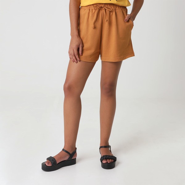 Short Bolso Amaração Bege - Viva
