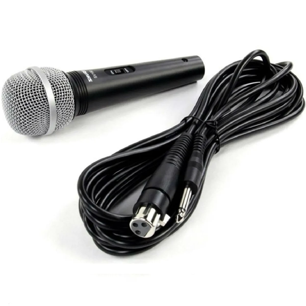Encontraproduto.com.br - Microfone Multifuncional De Mão Com Fio SV-100 - Shure