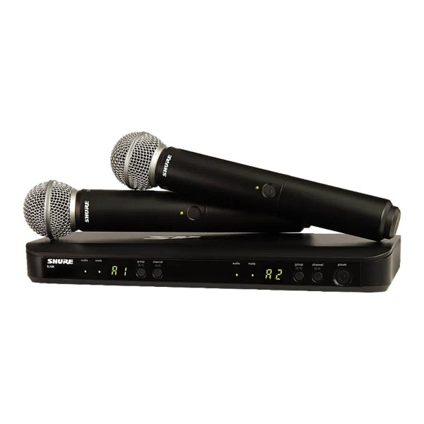 Encontraproduto.com.br - Sistema de Microfones Sem Fio BLX-288BR/SM-58 M15 - Shure