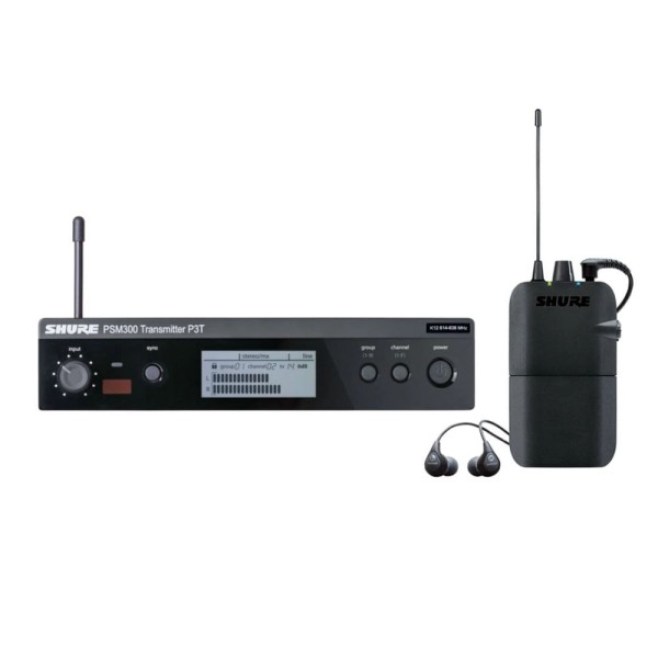 Encontraproduto.com.br - Monitor Pessoal Estéreo P3TBR R112GR-K12 PSM-300 - Shure